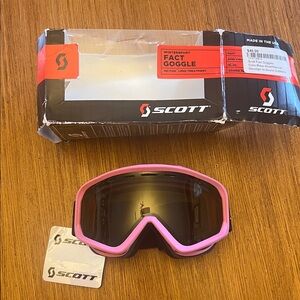 Scott Wintersport Pink Ski Goggles